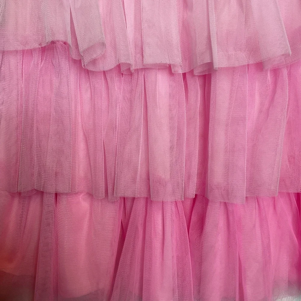 Rare Editions size 14/16  pink sequin dress NWT